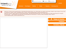 Tablet Screenshot of maxilarx.com